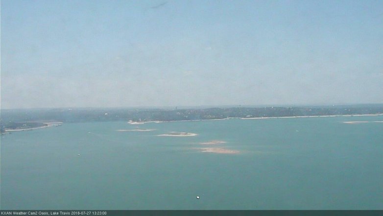 Lake Travis webcam, July 27, 2018 12:25 PM CT