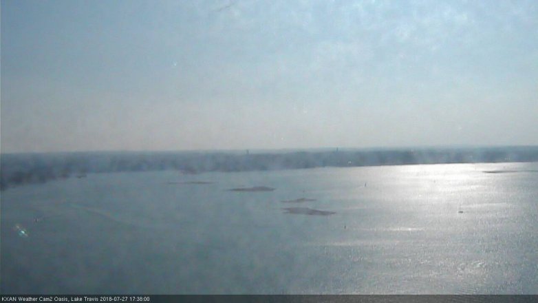 Lake Travis webcam, July 27, 2018 4:40 PM CT
