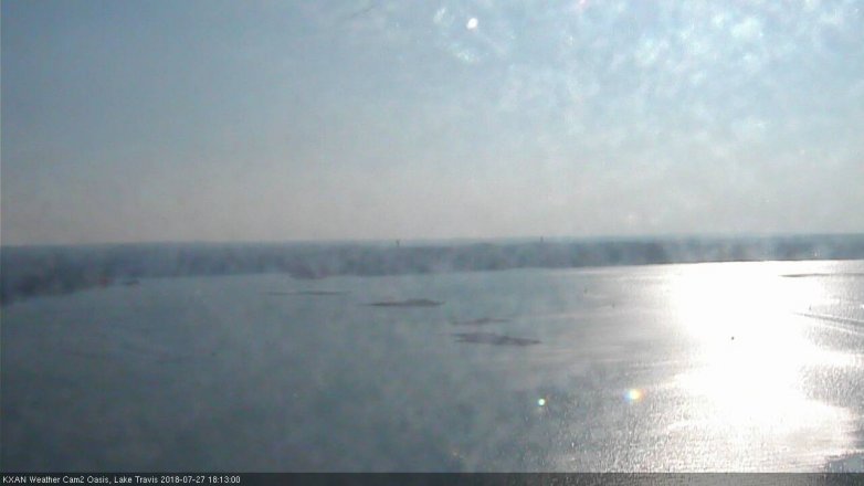 Lake Travis webcam, July 27, 2018 5:15 PM CT
