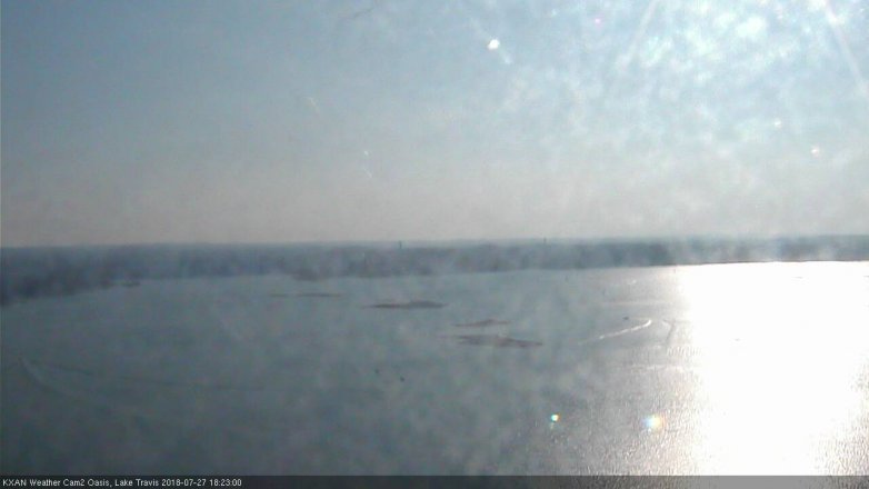 Lake Travis webcam, July 27, 2018 5:25 PM CT