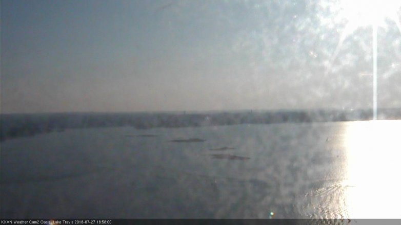 Lake Travis webcam, July 27, 2018 6:00 PM CT