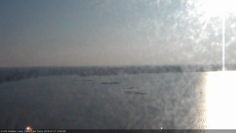 Lake Travis webcam, July 27, 2018 6:05 PM CT