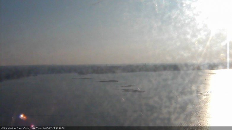 Lake Travis webcam, July 27, 2018 6:20 PM CT