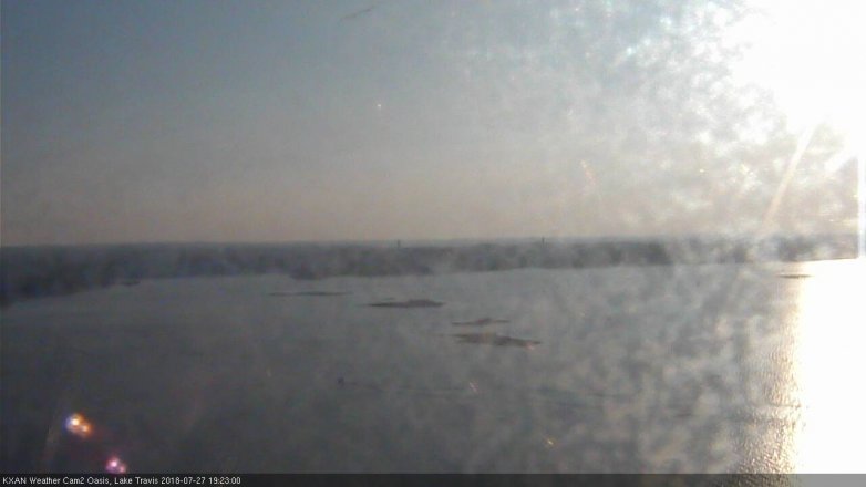 Lake Travis webcam, July 27, 2018 6:25 PM CT