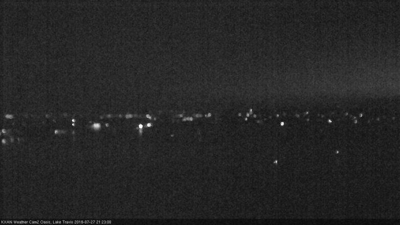 Lake Travis webcam, July 27, 2018 8:25 PM CT
