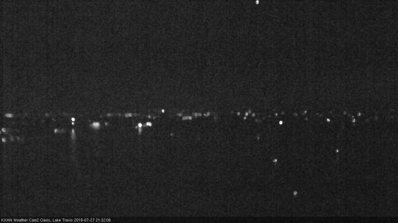 Lake Travis webcam, July 27, 2018 8:35 PM CT