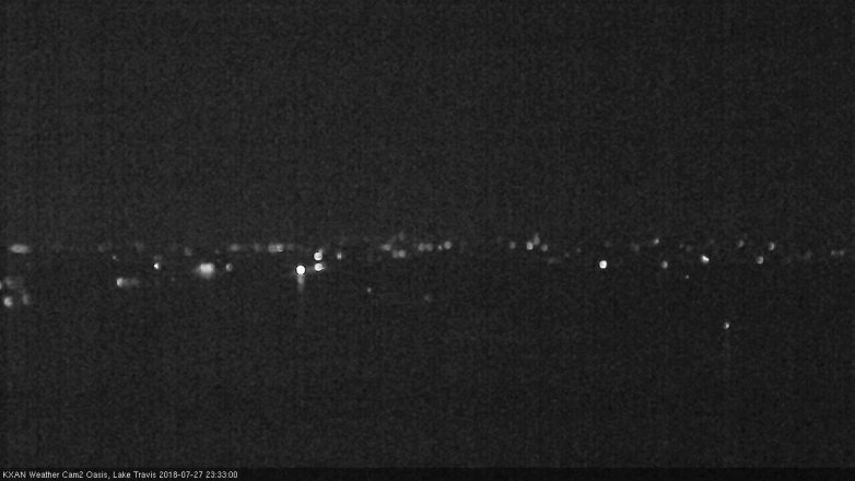 Lake Travis webcam, July 27, 2018 10:35 PM CT