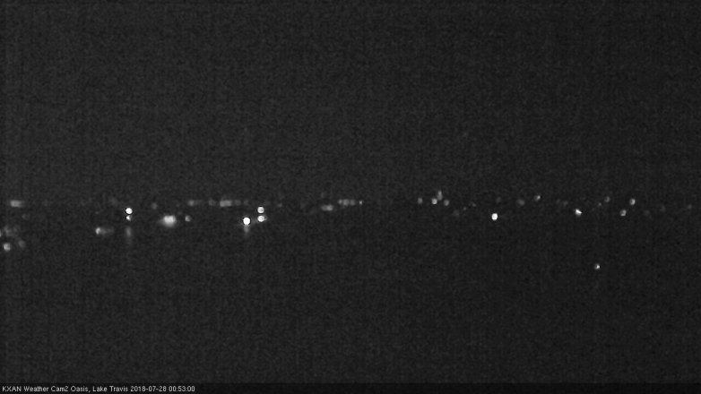 Lake Travis webcam, July 27, 2018 11:55 PM CT