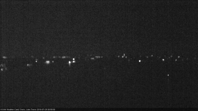 Lake Travis webcam, July 27, 2018 12:00 AM CT