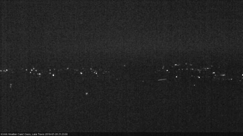 Lake Travis webcam, July 28, 2018 8:25 PM CT