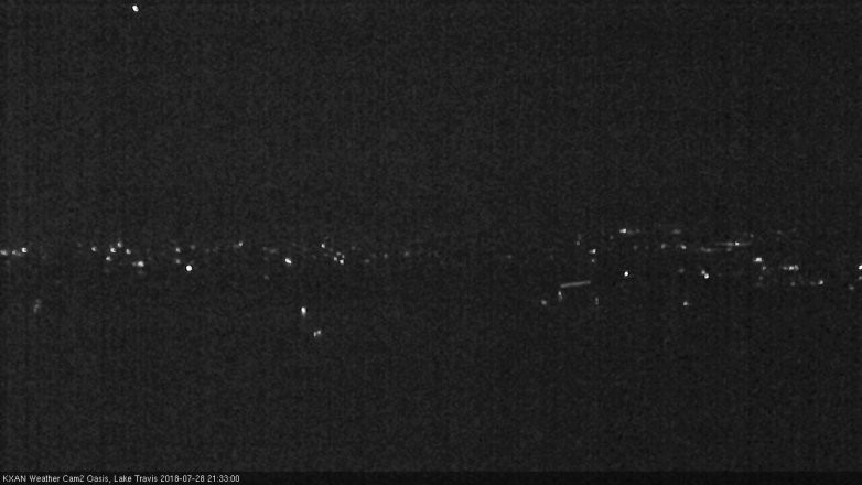 Lake Travis webcam, July 28, 2018 8:35 PM CT