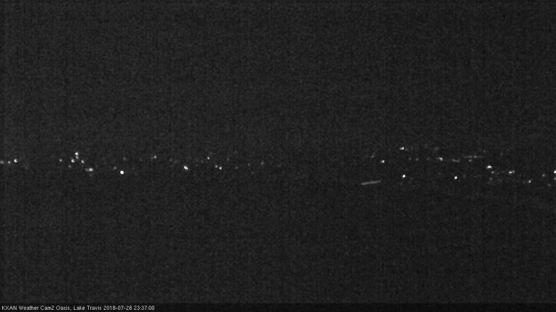 Lake Travis webcam, July 28, 2018 10:40 PM CT