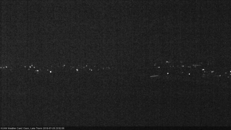 Lake Travis webcam, July 28, 2018 10:55 PM CT