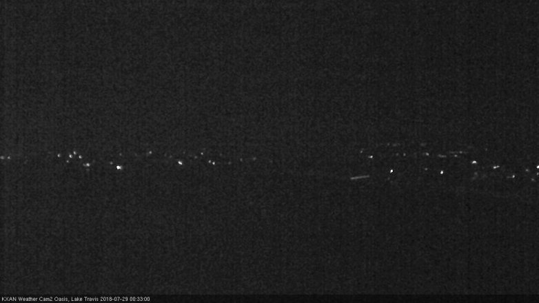 Lake Travis webcam, July 28, 2018 11:35 PM CT