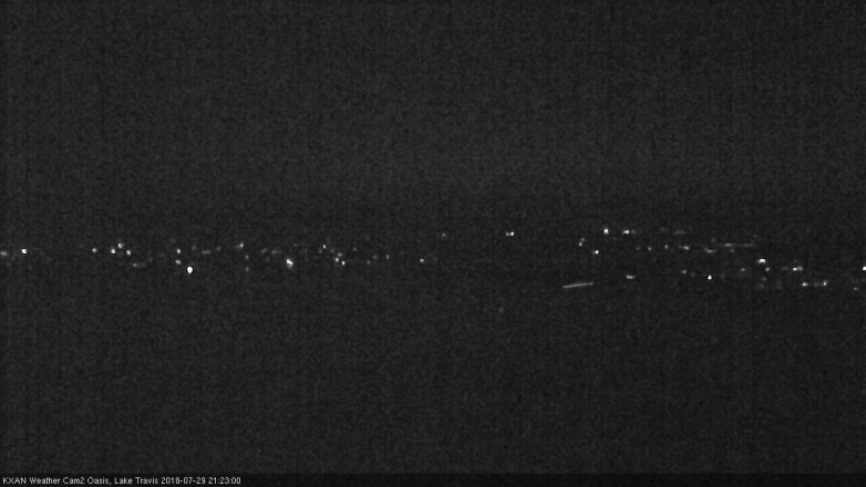 Lake Travis webcam, July 29, 2018 8:25 PM CT