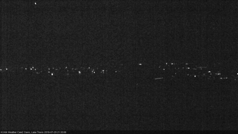 Lake Travis webcam, July 29, 2018 8:35 PM CT