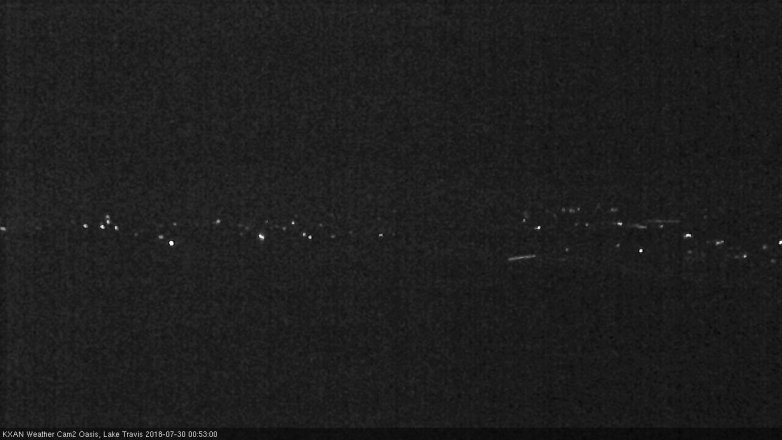 Lake Travis webcam, July 29, 2018 11:55 PM CT