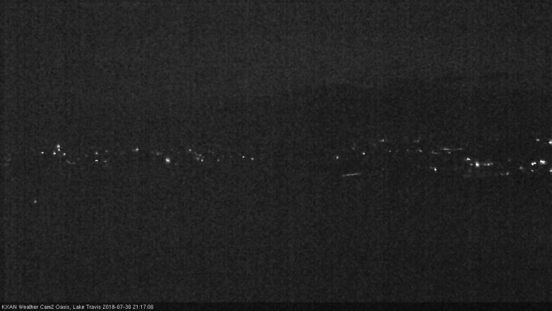 Lake Travis webcam, July 30, 2018 8:20 PM CT