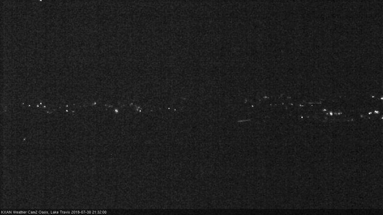 Lake Travis webcam, July 30, 2018 8:35 PM CT