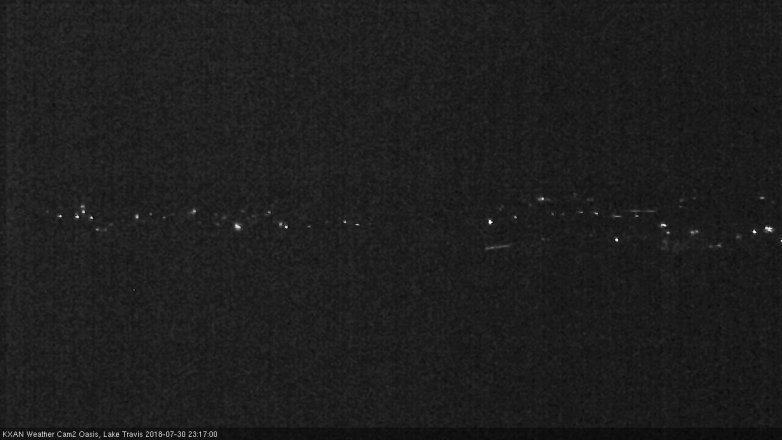 Lake Travis webcam, July 30, 2018 10:20 PM CT