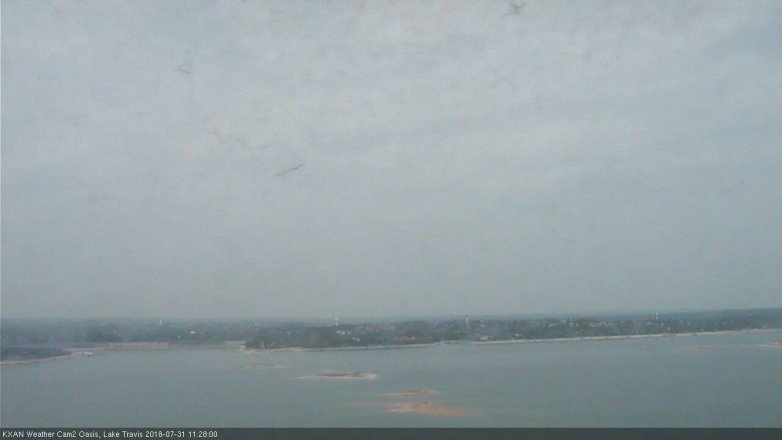 Lake Travis webcam, July 31, 2018 10:30 AM CT