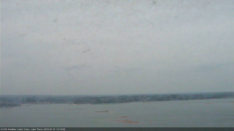 Lake Travis webcam, July 31, 2018 11:20 AM CT