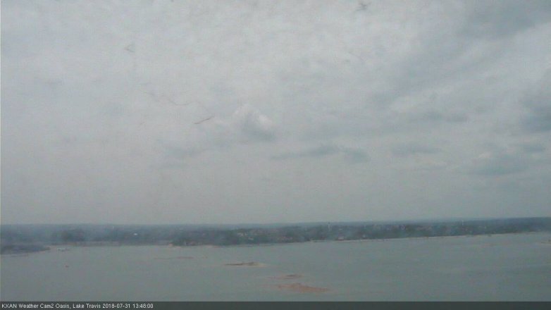 Lake Travis webcam, July 31, 2018 12:50 PM CT