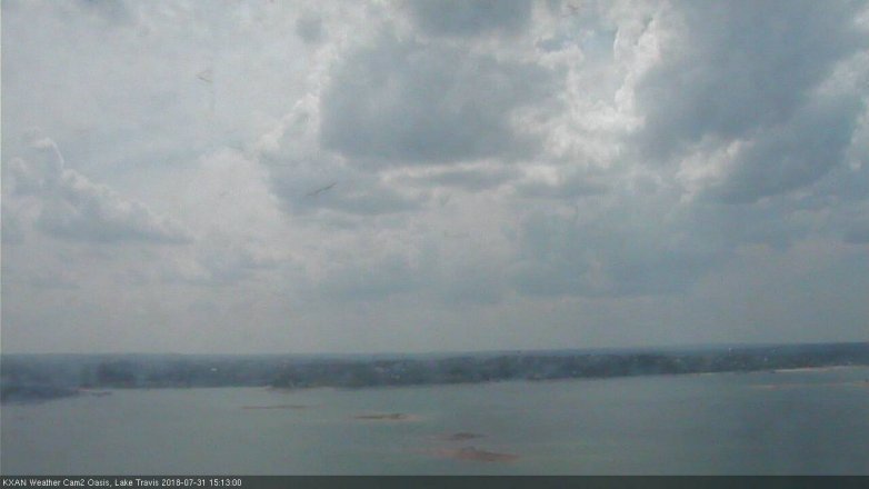 Lake Travis webcam, July 31, 2018 2:15 PM CT