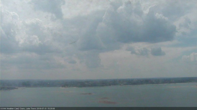 Lake Travis webcam, July 31, 2018 2:30 PM CT