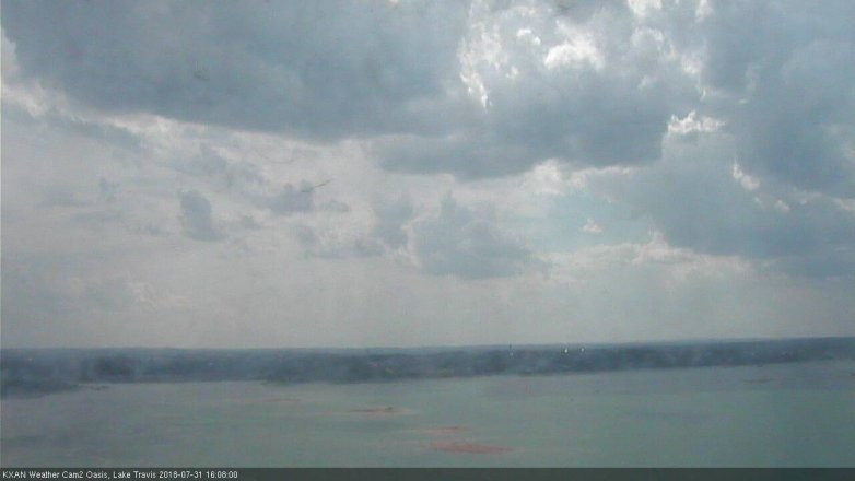 Lake Travis webcam, July 31, 2018 3:10 PM CT