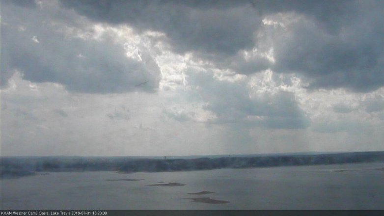 Lake Travis webcam, July 31, 2018 3:25 PM CT