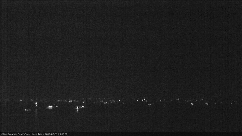 Lake Travis webcam, July 31, 2018 10:05 PM CT
