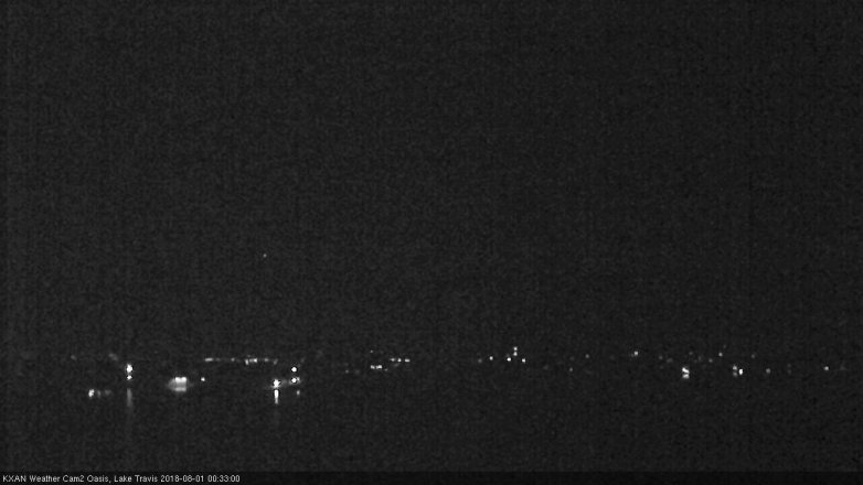 Lake Travis webcam, July 31, 2018 11:35 PM CT
