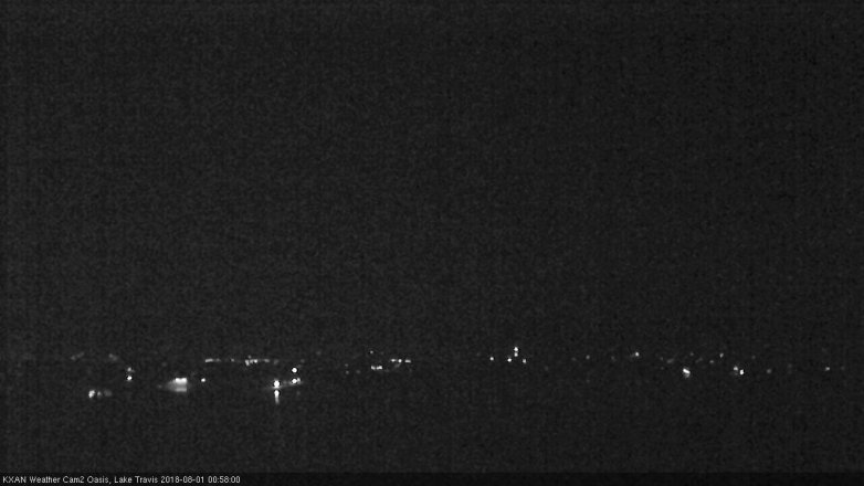 Lake Travis webcam, July 31, 2018 12:00 AM CT