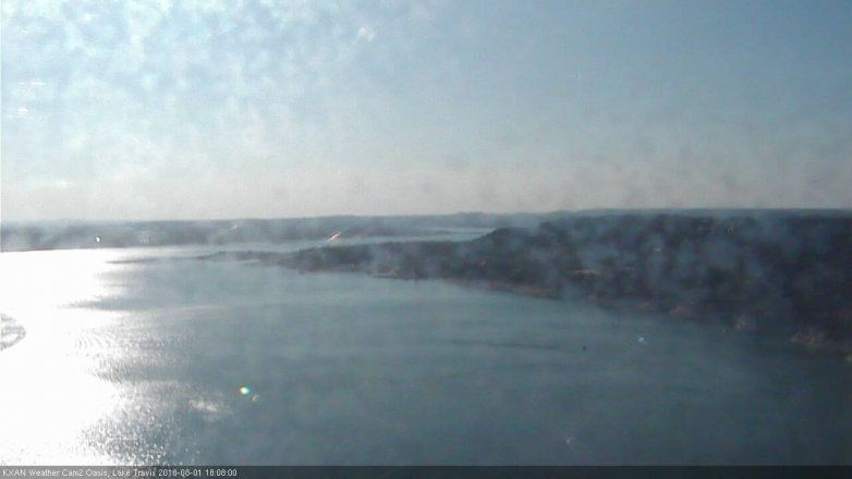 Lake Travis webcam, August 1, 2018 5:10 PM CT