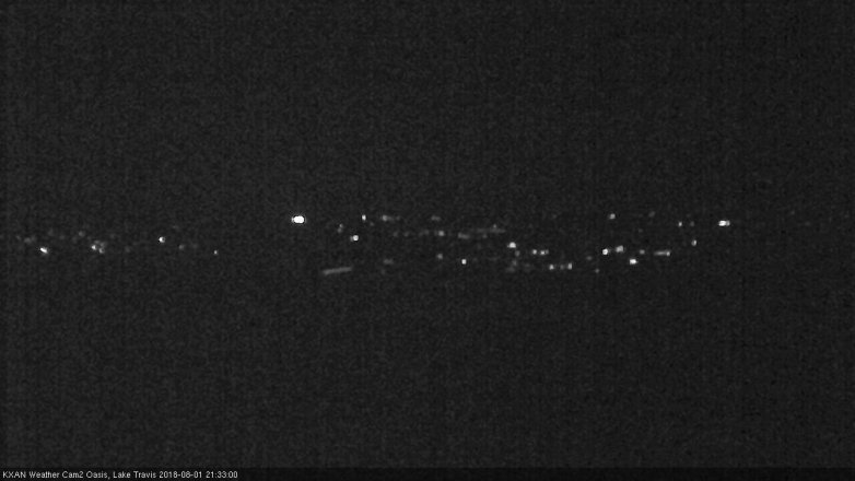 Lake Travis webcam, August 1, 2018 8:35 PM CT