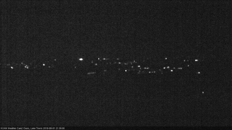 Lake Travis webcam, August 1, 2018 8:40 PM CT