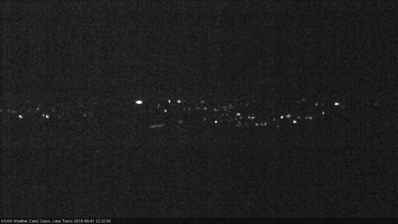 Lake Travis webcam, August 1, 2018 9:35 PM CT