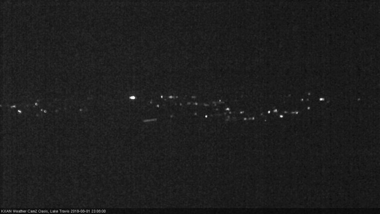 Lake Travis webcam, August 1, 2018 10:10 PM CT