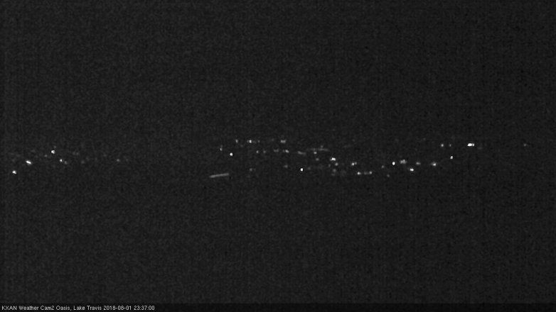Lake Travis webcam, August 1, 2018 10:40 PM CT