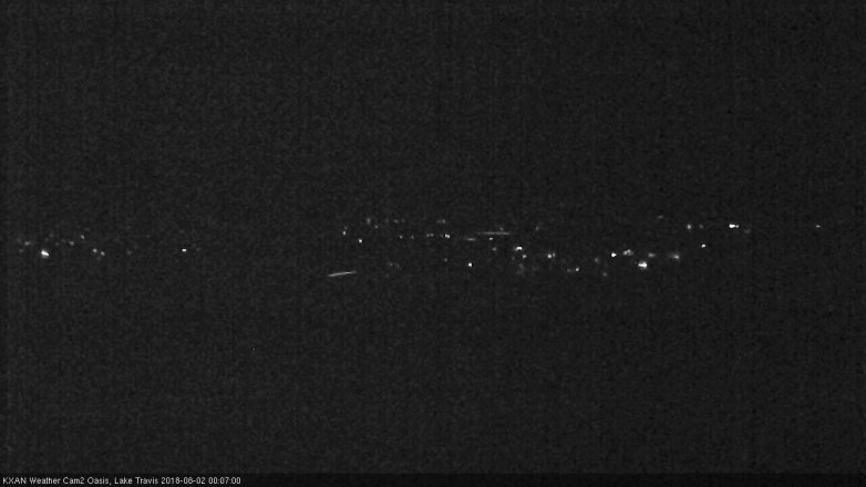 Lake Travis webcam, August 1, 2018 11:10 PM CT