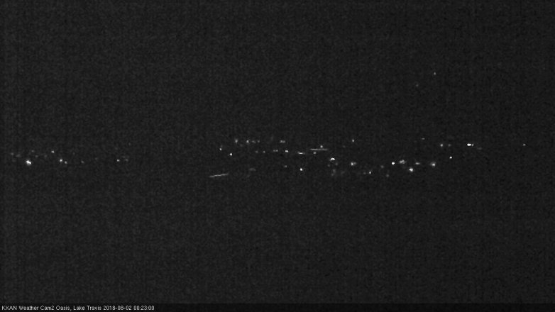Lake Travis webcam, August 1, 2018 11:25 PM CT