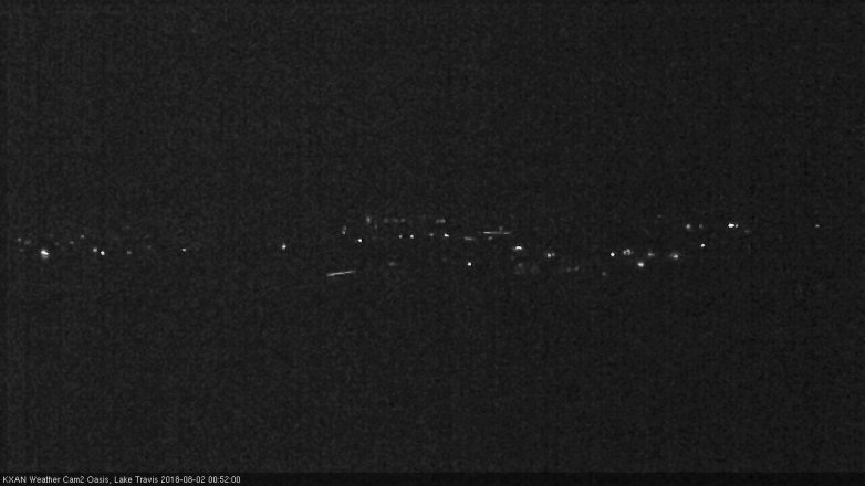 Lake Travis webcam, August 1, 2018 11:55 PM CT