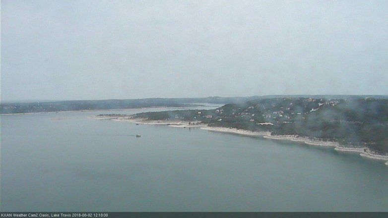 Lake Travis webcam, August 2, 2018 11:20 AM CT