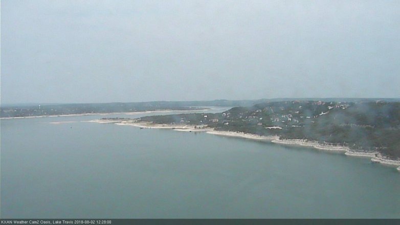 Lake Travis webcam, August 2, 2018 11:30 AM CT