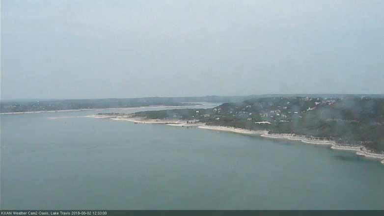 Lake Travis webcam, August 2, 2018 11:35 AM CT