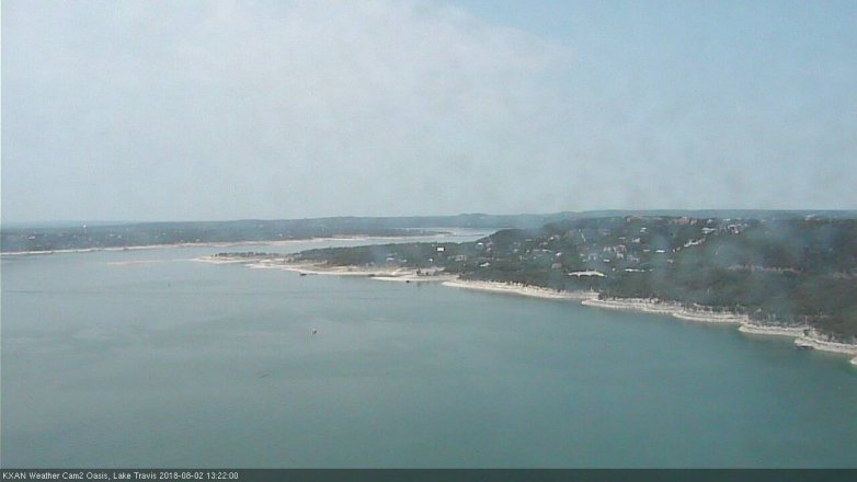Lake Travis webcam, August 2, 2018 12:25 PM CT
