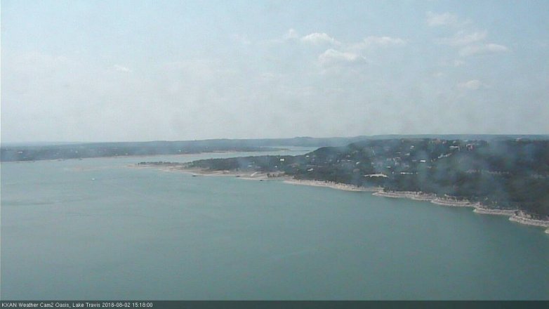 Lake Travis webcam, August 2, 2018 2:20 PM CT