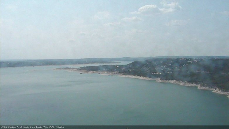 Lake Travis webcam, August 2, 2018 2:30 PM CT