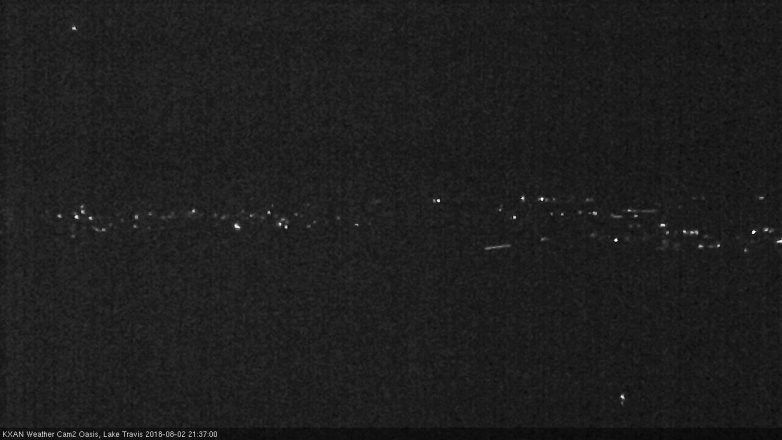 Lake Travis webcam, August 2, 2018 8:40 PM CT